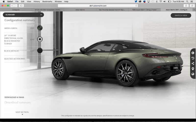 Illustration for article titled Aston Martin DB11 Configurator